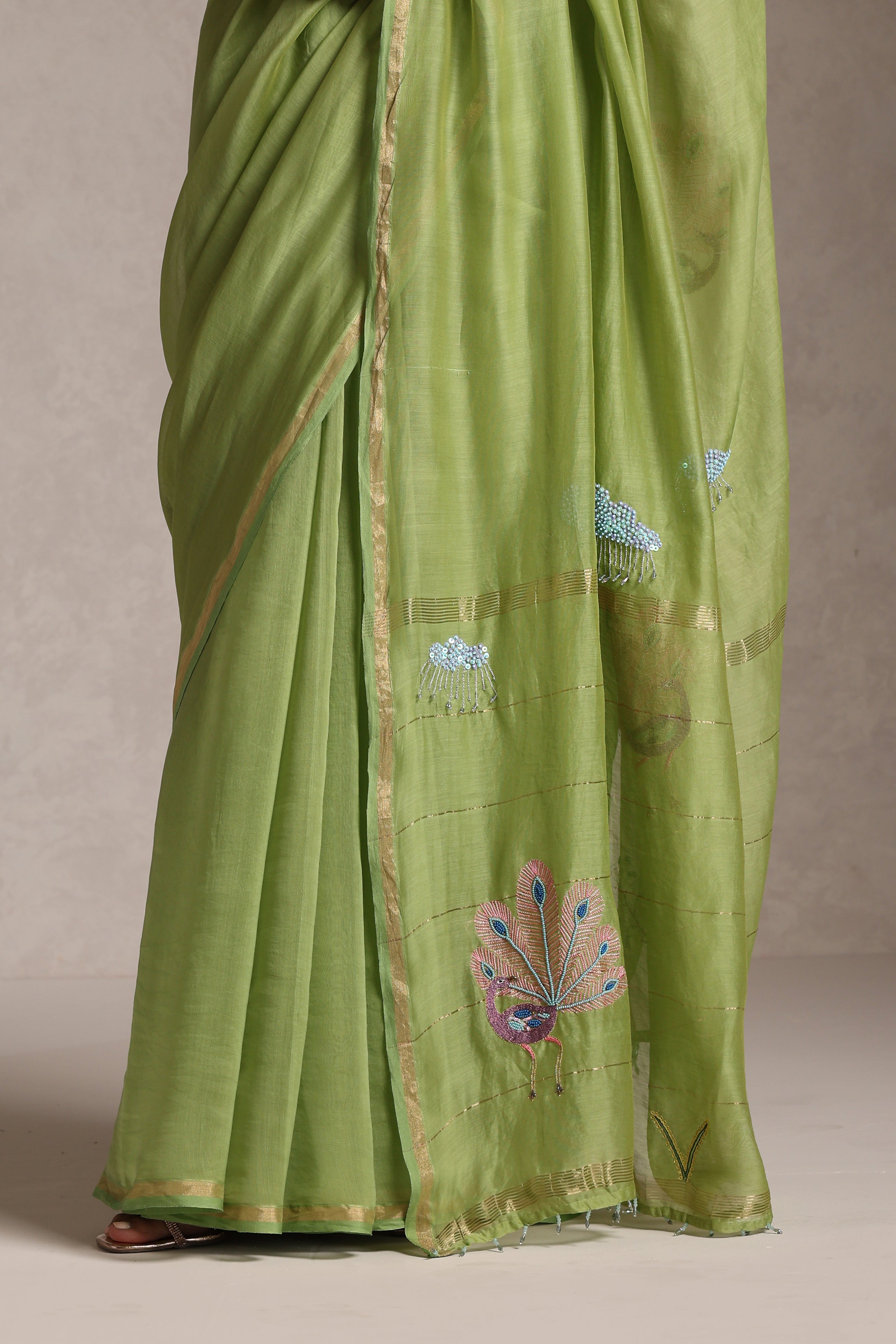 Mayūra-Meghāya मयूर मेघाय — “Peacock Beneath the Clouds”