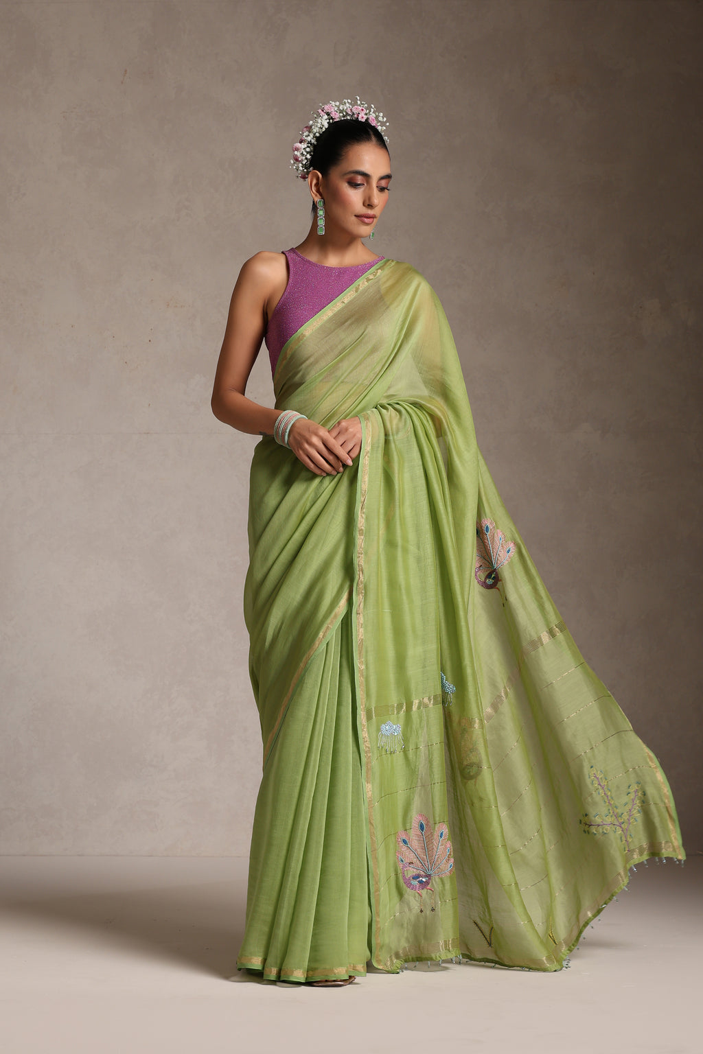 Mayūra-Meghāya मयूर मेघाय — “Peacock Beneath the Clouds”