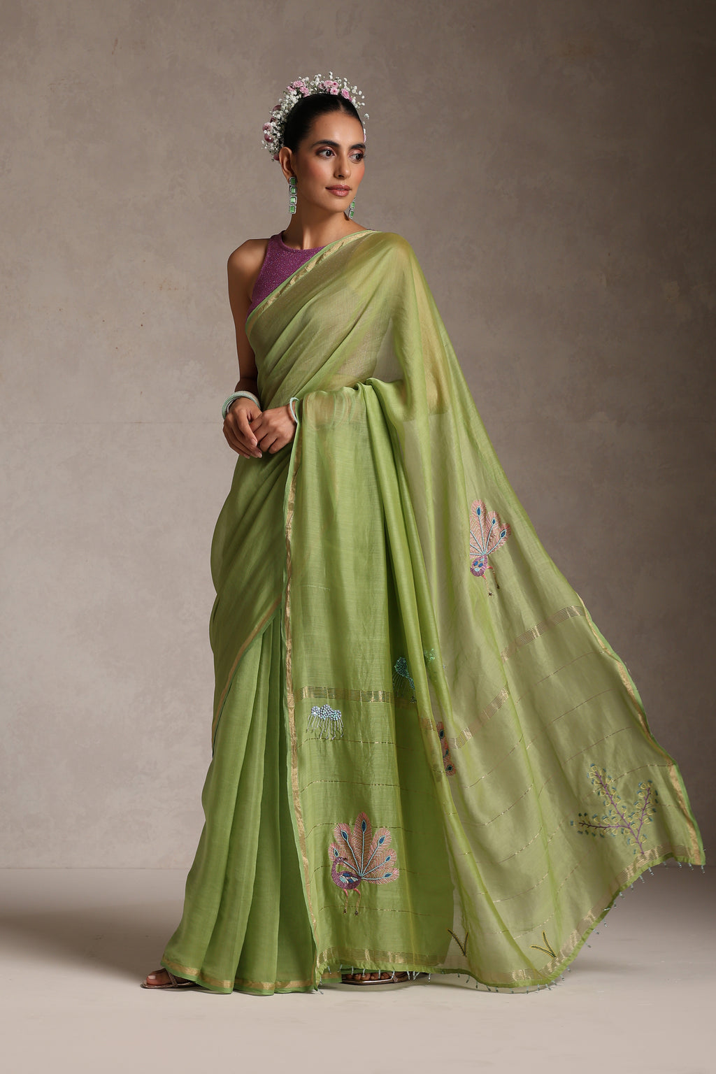 Mayūra-Meghāya मयूर मेघाय — “Peacock Beneath the Clouds”