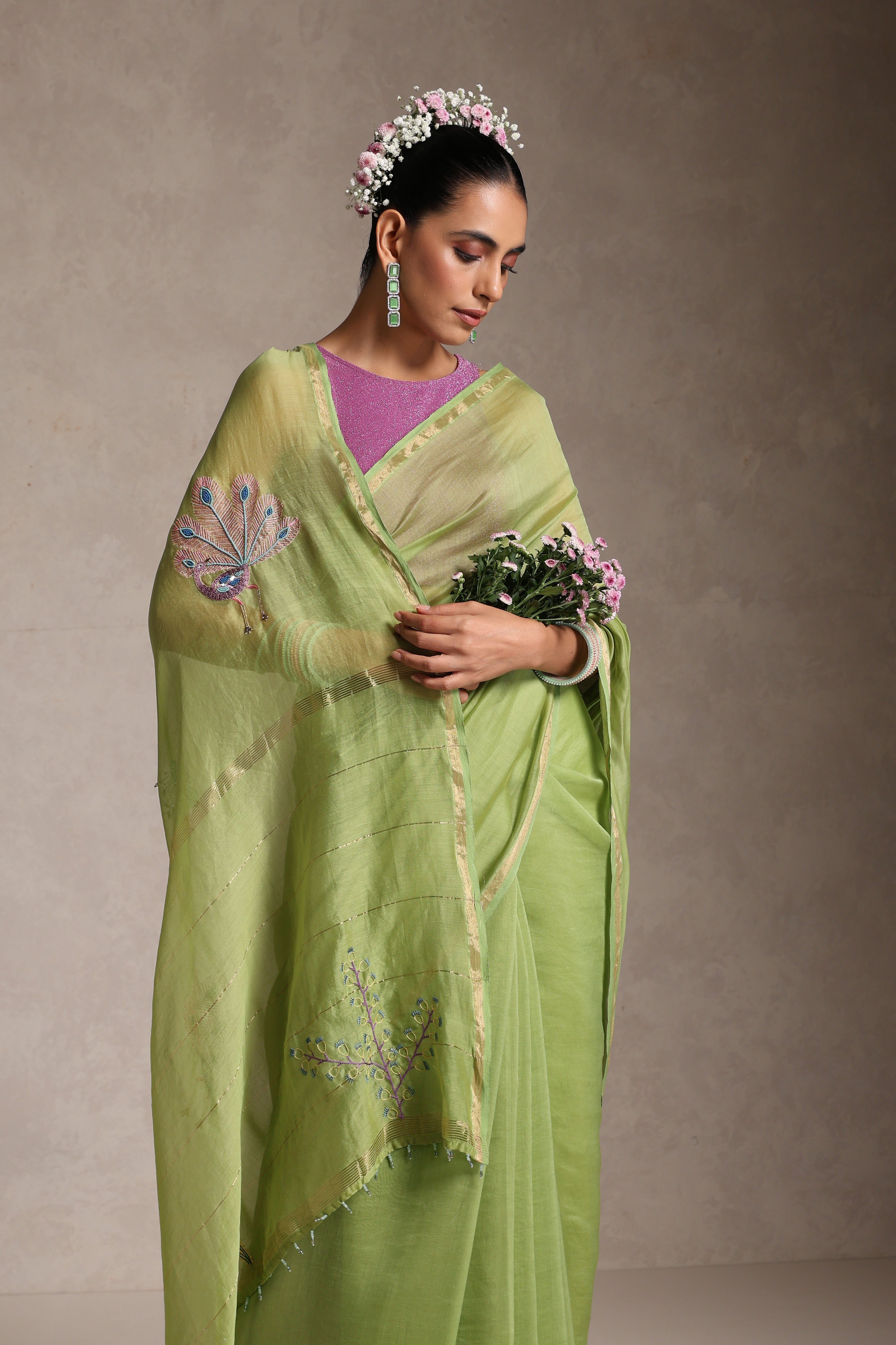 Mayūra-Meghāya मयूर मेघाय — “Peacock Beneath the Clouds”