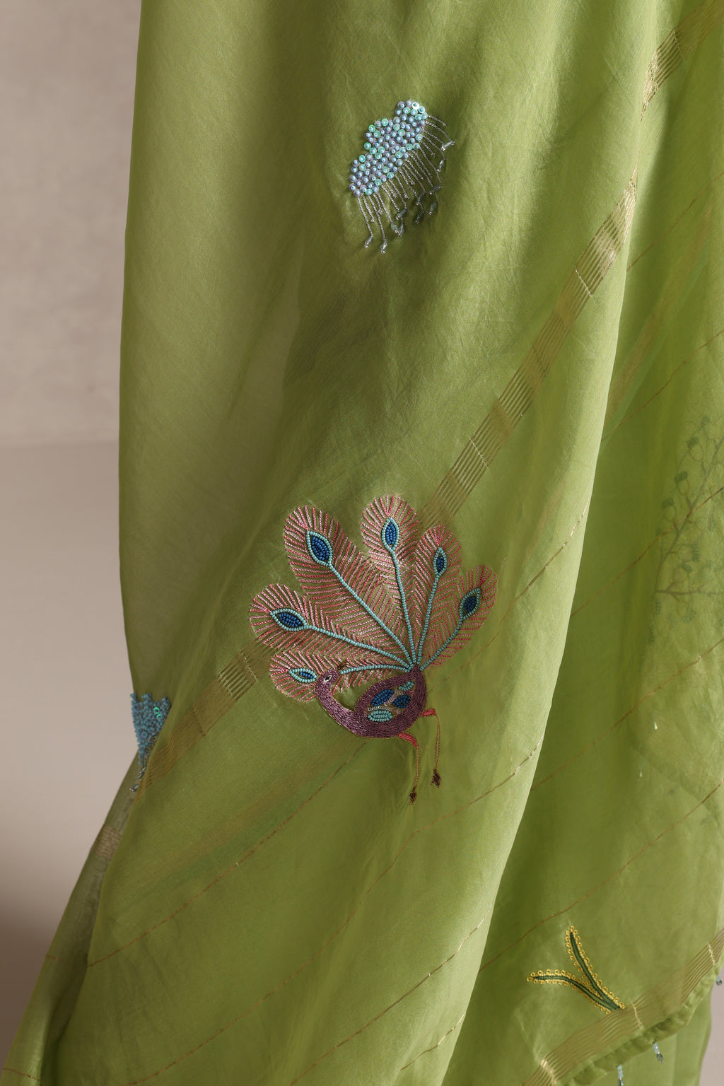 Mayūra-Meghāya मयूर मेघाय — “Peacock Beneath the Clouds”