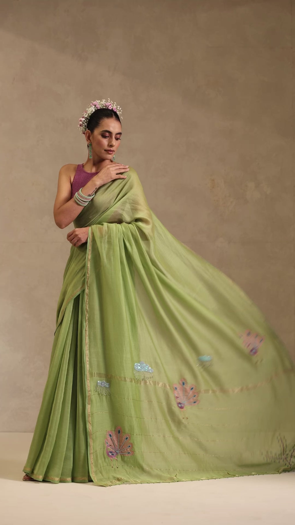 Mayūra-Meghāya मयूर मेघाय — “Peacock Beneath the Clouds”